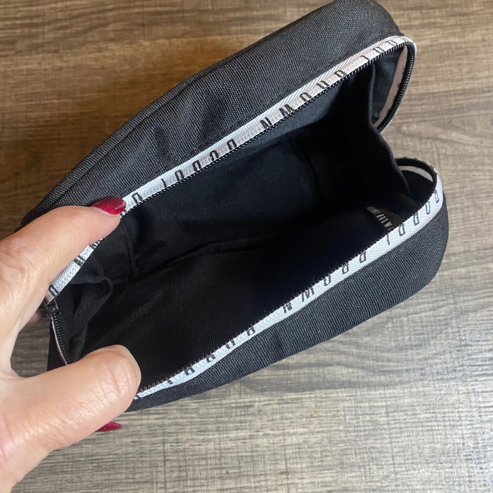 Bobbi Brown Black Cosmetic Bag Pouch Zippered Travel Makeup Organizer